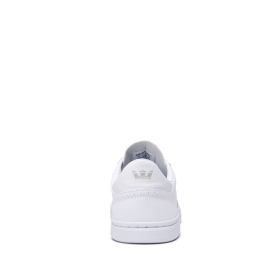 Supra Mens ELEVATE White/white Low Top Shoes | CA-82879